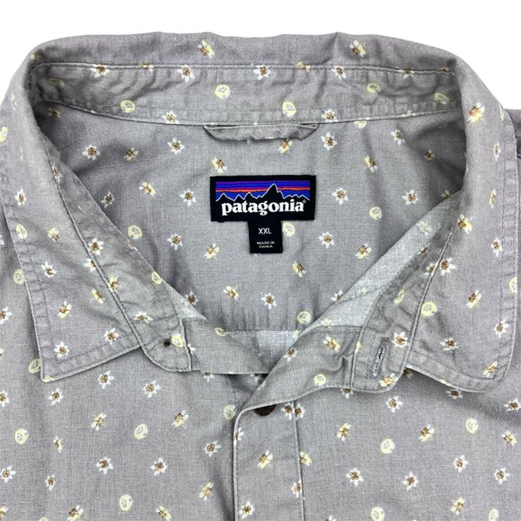 Patagonia Men's Button Down Cotton/Hemp Size XXL - Picture 3 of 9